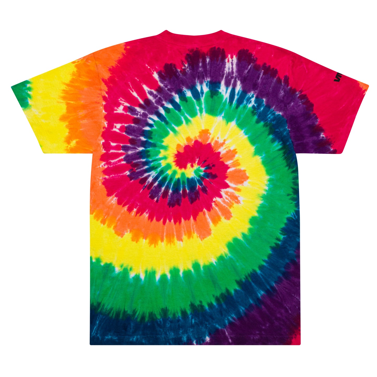 Oversized Randow Swirls Tie-Dye Elephant